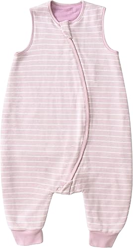 Saco de dormir de lana merino y algodón orgánico con piernas, manta de bebé portátil para 4 estaciones