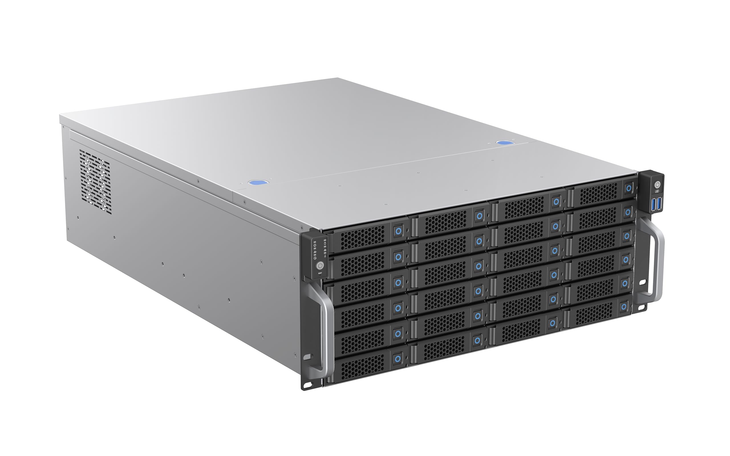 Rosewill 4U Rackmount Server Chassis | Supports up to 24 3.5" 12Gbps Hot Swap SATA/SAS | E-ATX & SSI-EEB Compatible | 3X 120x38mm PWM Fan | RSV-H424