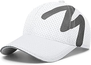 Baseball Cap Mens - Running Cap Quick Dry Sports Cap Mesh Reflective Brim Breathable Sun Hat Unisex Lightweight Adjustable Summer Hats for Outdoor