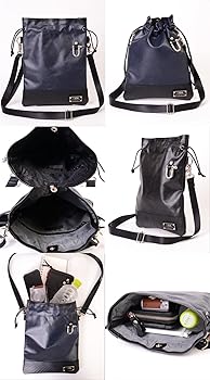 Amazon.co.jp: 森野帆布 x SEAL 巾着 サコッシュ ショルダー