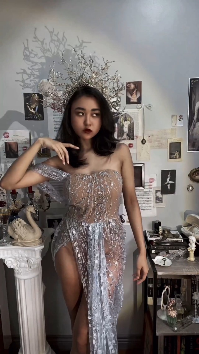 slim fit dress slacks Body Talk Diamond Mesh Silver Mini Dress with Rhinestones main image 0