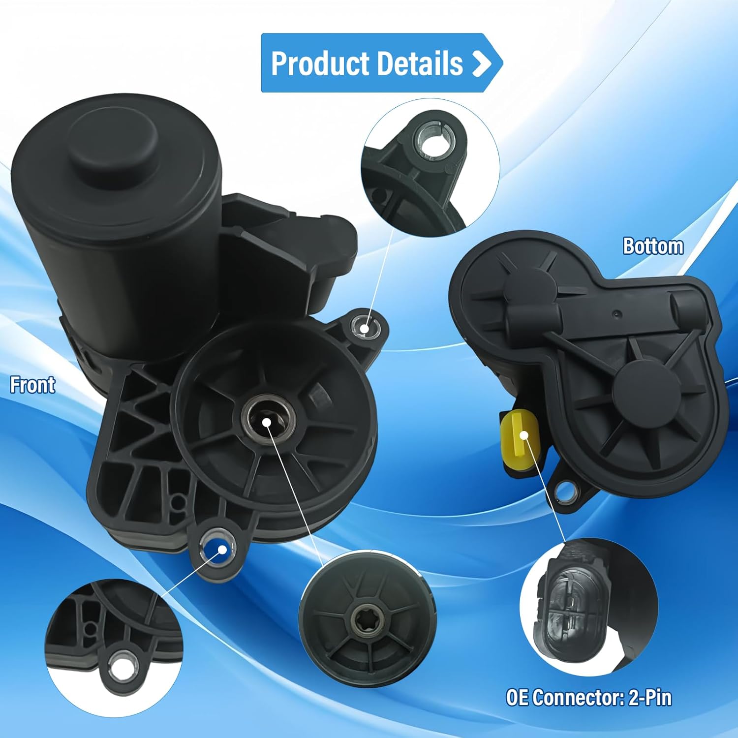 43020TBAA02 Parking Brake Actuator Compatible with Honda Civic EX-L LX DX EX LX 1.5L 2.0L 2016-2021 Parking Brake Actuator Motor Assembly 43020-TBA-A02(Right Rear)