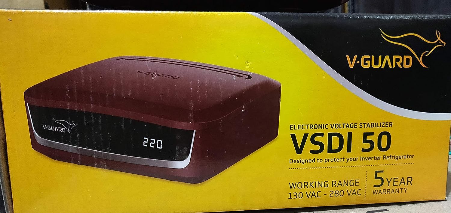 V-Guard VSDI 50 Digital Volt. Stab. for Refrigerator,Red, Cherry (B0CD2MN2J9) Amazon Price History, Amazon Price Tracker