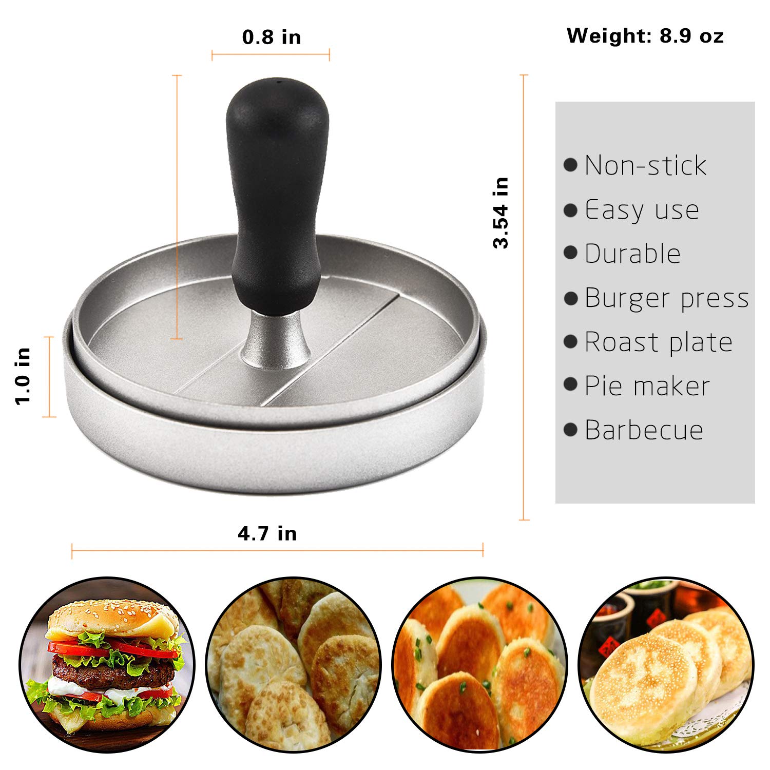 Amazon | Uniyou バーガープレス ハンバーガープレス パティメーカー