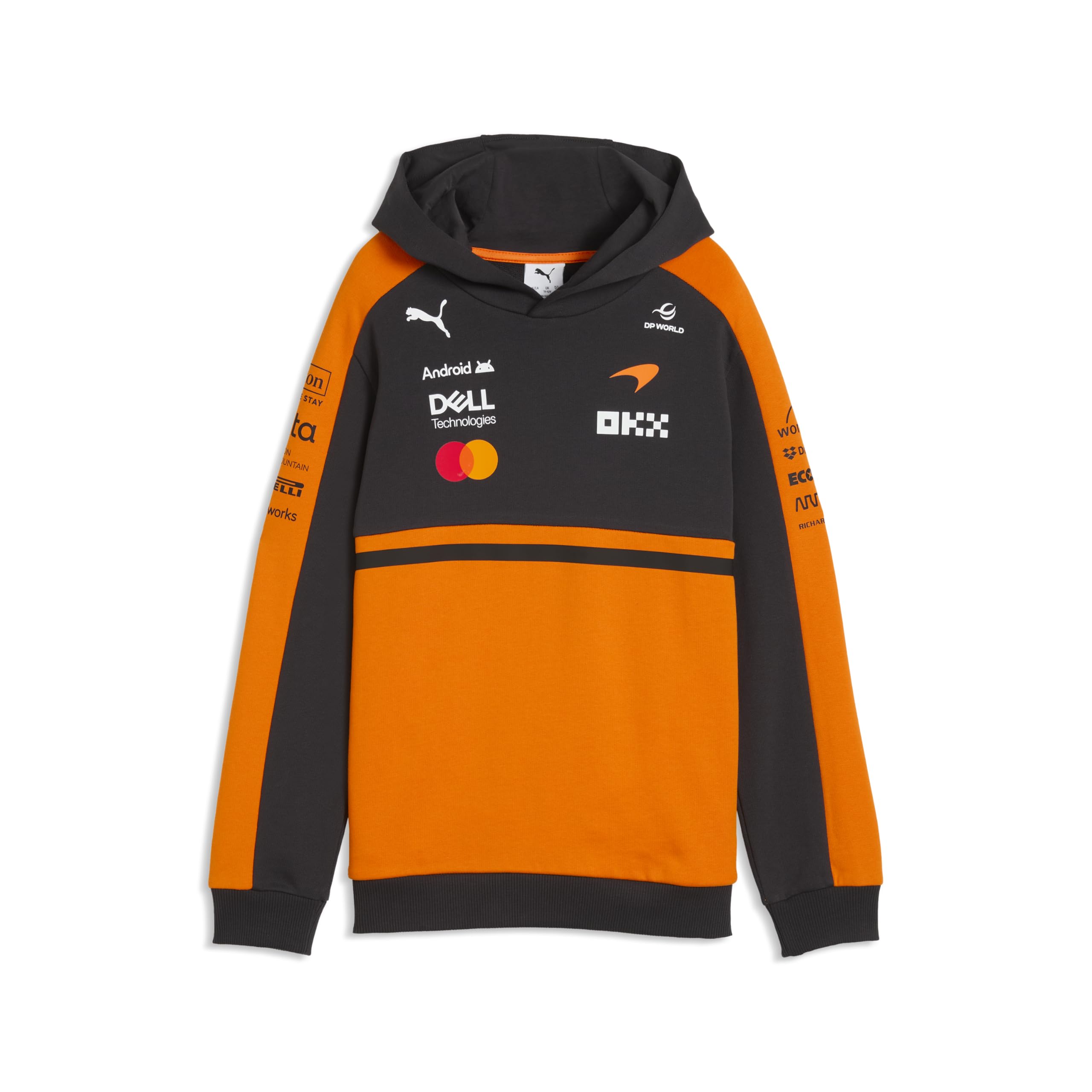 PUMA McLaren F1 2026 Kids' Team Hoodie - Orange - Size: 164
