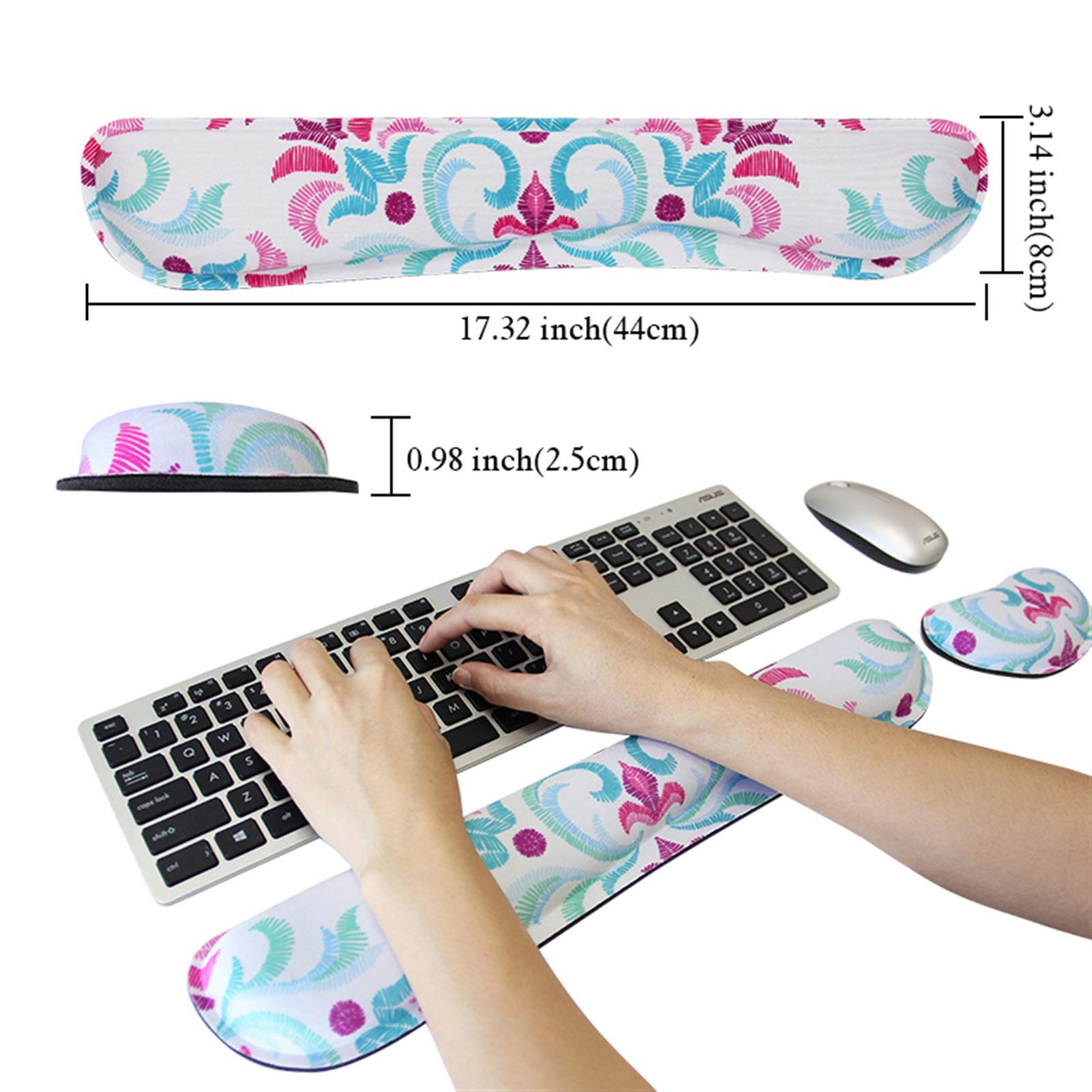 Poggia Polsi Per Tastiera Poggia-polsi In Gel Ergonomico Per Tastiera - Expert Tastiera Ergonomico
