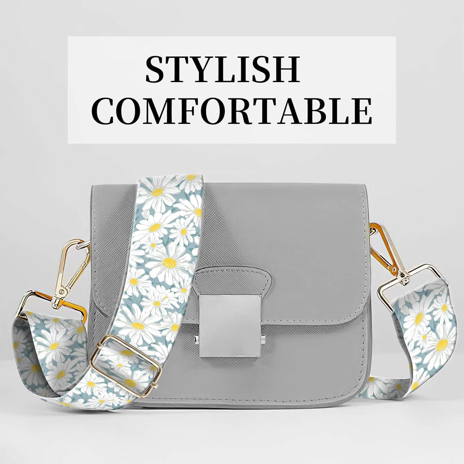 Wide Purse Strap Replacement Crossbody, Funny Shoulder Strap Adjustable, Cute Bag Strap for Women Guitar Purses - Image 2