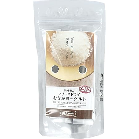 Amazon ドットわん フリーズドライおなかヨーグルト 1g 10包 犬 フード ドットわん ビスケット クッキー スナック 通販