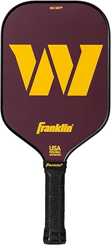 Vista 34 de Franklin Sports NFL Pro Pickleball Paddle – Pala de Pickleball Pro de Serie Signature de 13 mm con Superficie MaxGrit - Equipo NFL Oficial