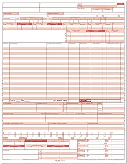 UB-04 (CMS-1450) Health Hospital Insurance Claim Form, Laser 8-1/2