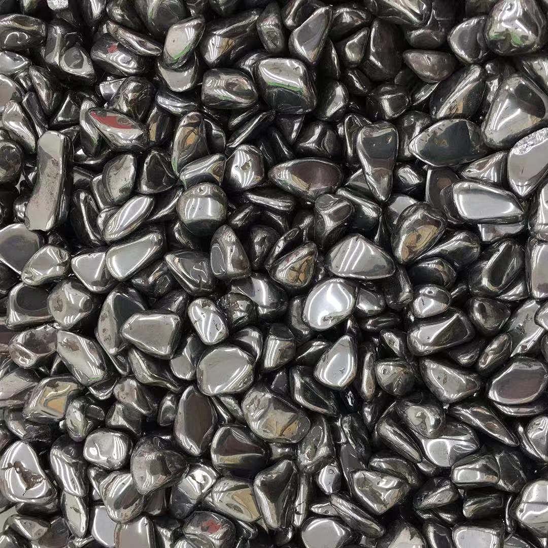 Bijoux en hématite naturelle et pierre térahertz pour bracelet