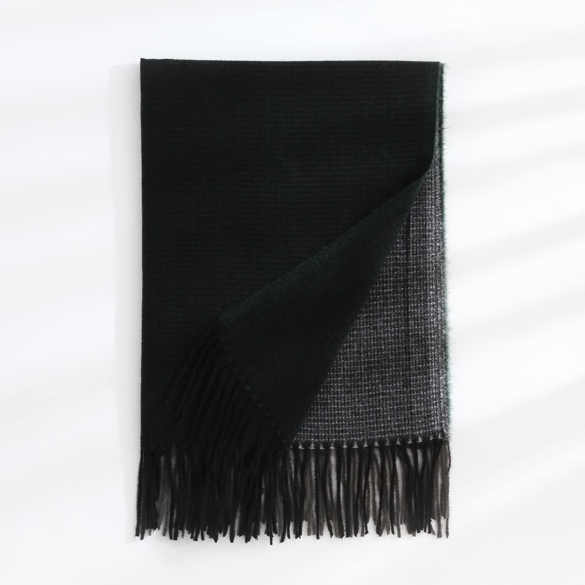Sciarpa Calda Sciarpa Invernale Donna Cashmere Sciarpe Calda Pashmina Foulard Femminile Fashion Addens Adden Soft Tassel Scialle Involucro Stola Lunga per La Vita Quotidiana(C)