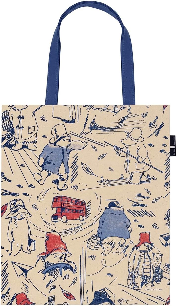 Out of Print Paddington Bear Officially Licensed Tote Bag with Inner Pocket - Gift for Book Lovers - Image 2