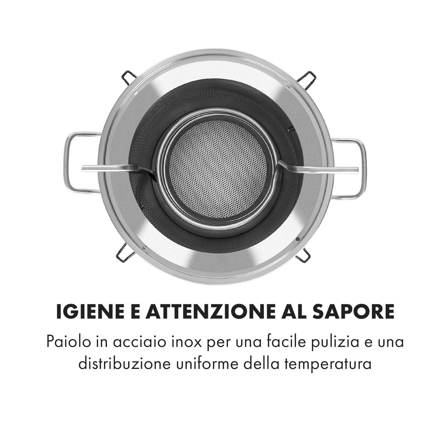 Klarstein Maischfest - Kit Birra Artigianale Completo, Fermentatore 2 Livelli di Potenza: 1500/3000 W, Kit Completo 5 Pezzi, Display LCD, Rubinetto, Acciaio Inox, 30 Litri