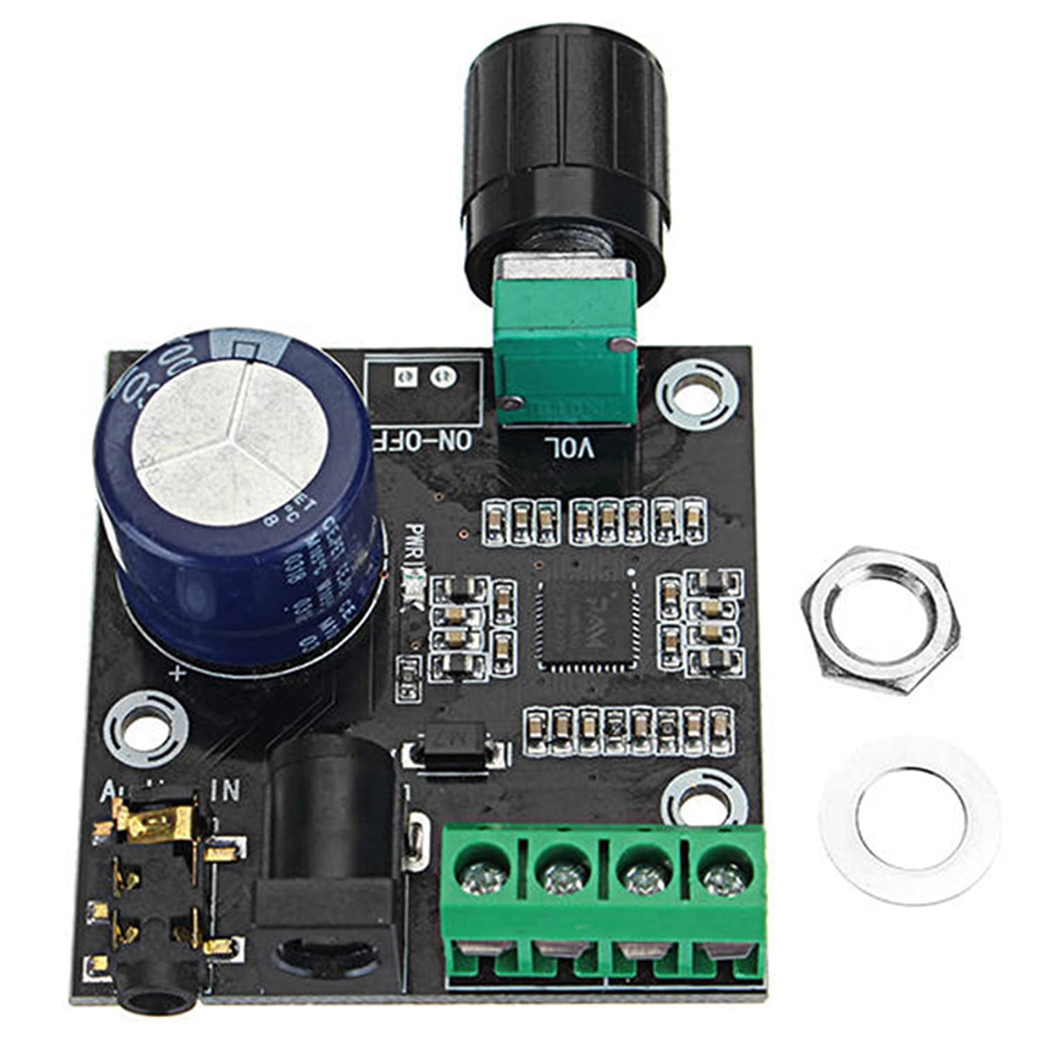Amazon | PAM8610デュアルチャンネルDC 12V HDピュアデジタル