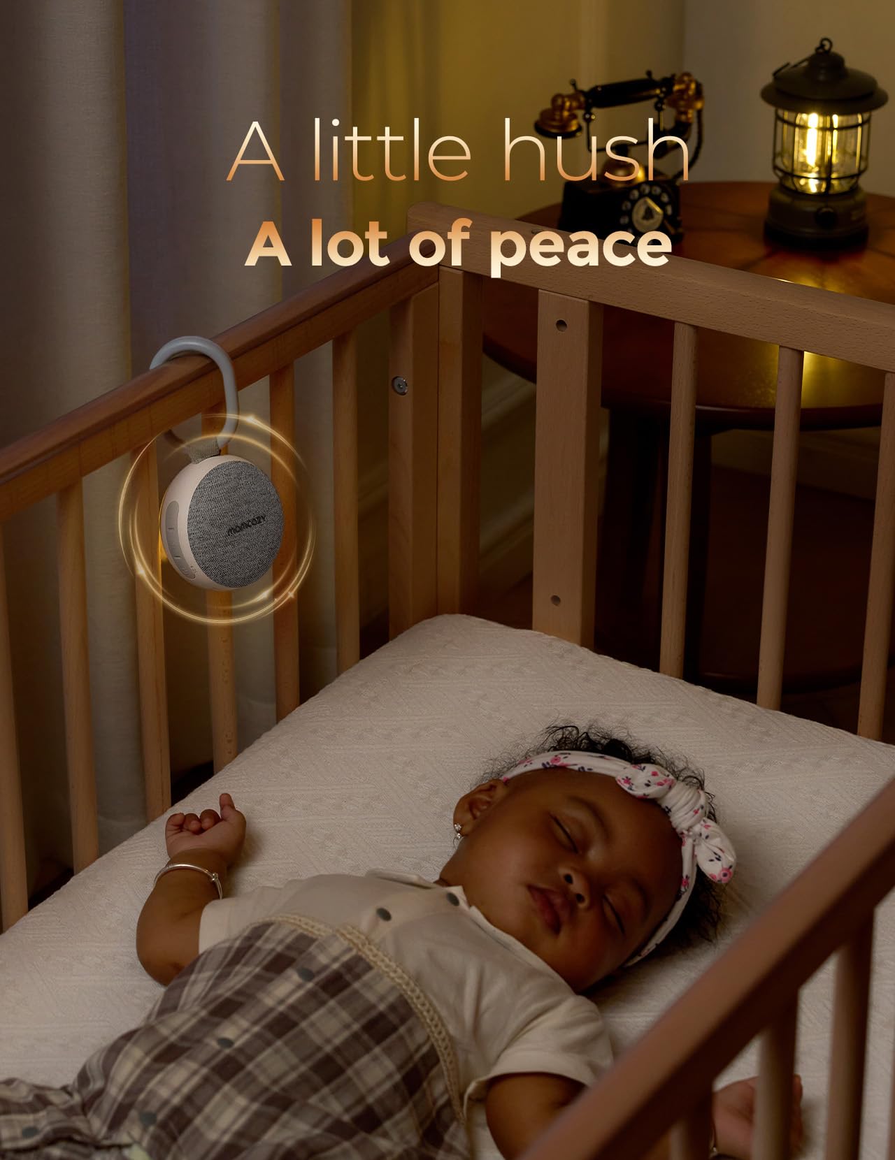 Momcozy White Noise Machine Szary