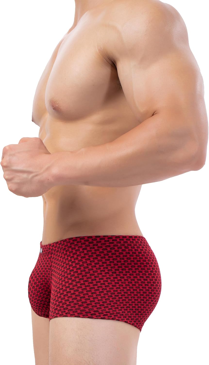 iKingsky Men's Bulge Boxer Briefs Stretch Shorts Underwear Sexy Sporty Trunk Under Panties for Men - Image 3