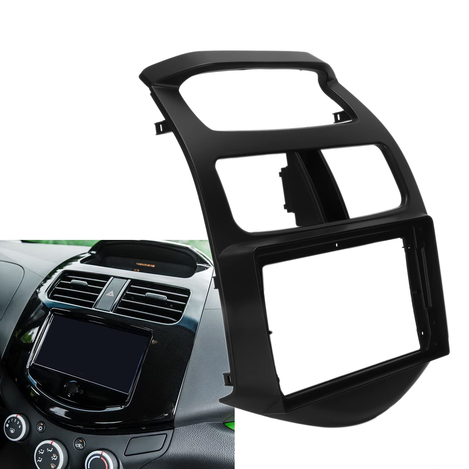 Cornice di navigazione, fascia radio Plug and Play 2-Din per sostituzione modifica auto per Spark/Beat 2014