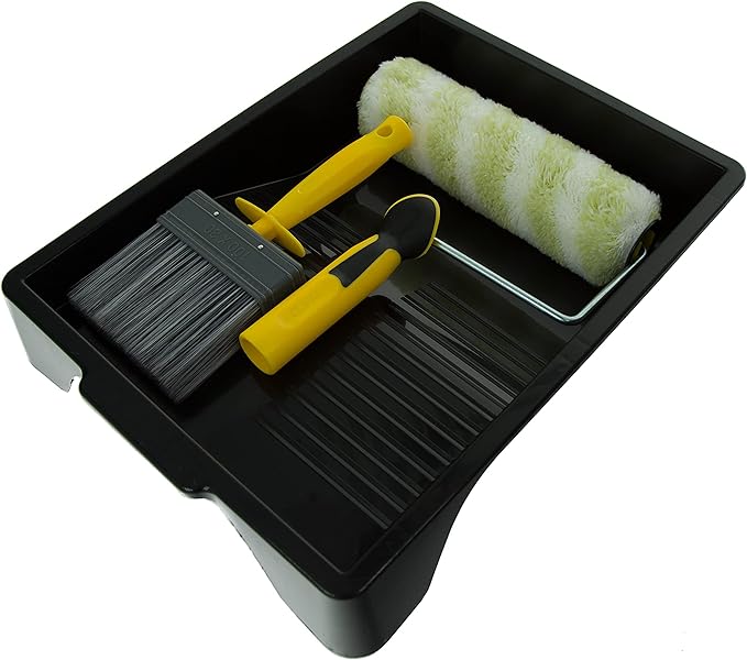 Coral 10499 Max Coat Exterior Large Paint Roller Brush Kit for Sheds
