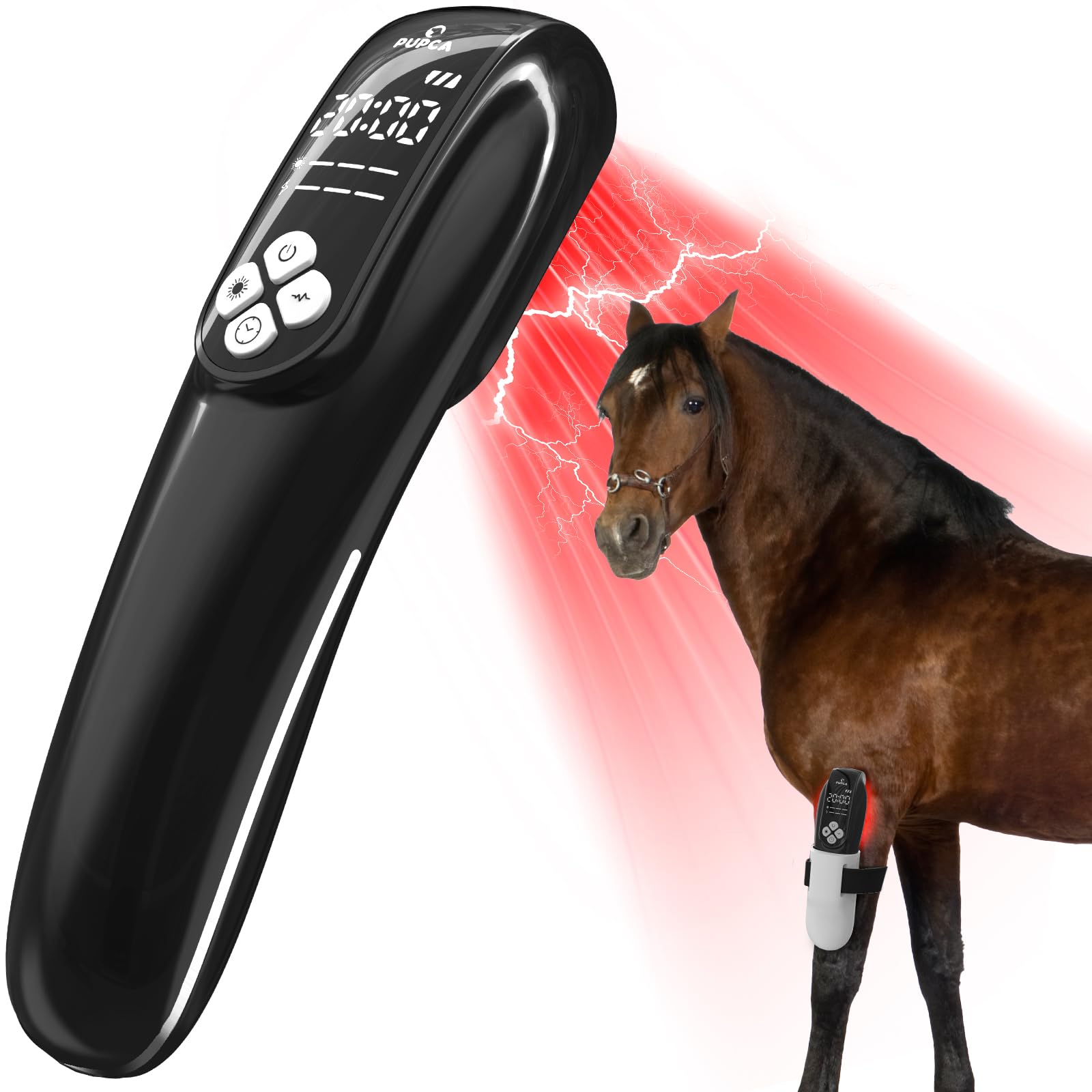 Laser Therapy Physiotherapy for Horses, Tens Infrared Red Light Lamp for Horses Tendon Tissue Injuries Ligaments and Pain Relief, Improved Athletic Performance