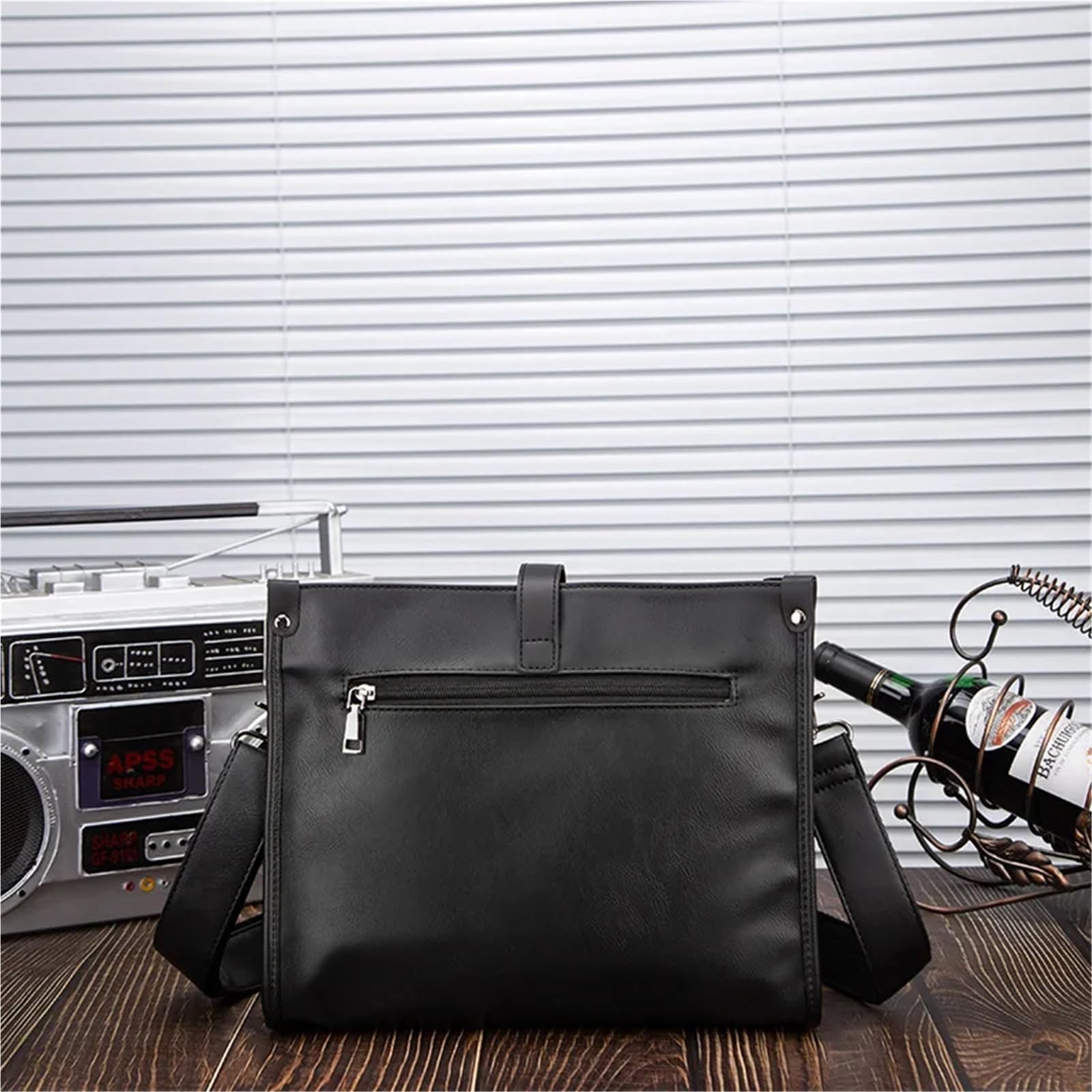 Bolso Mensajero De Cuero Bolso de mano for hombre, bolso viaje gran capacidad, bandolera cuero for, tipo mensajero En Viaje De Negocios