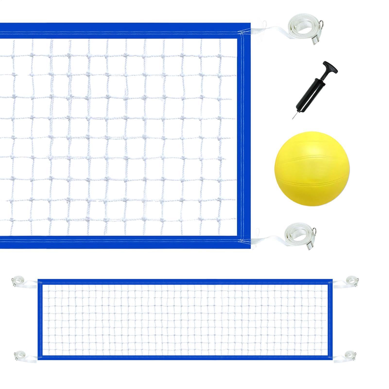 Piscina Red de Voleibol Ajustable Repuesto | Exterior Piscina Voleibol Red Adecuado para Adultos, Hombres, Mujeres, Al aire libre, Patio trasero, Jardín, Pista