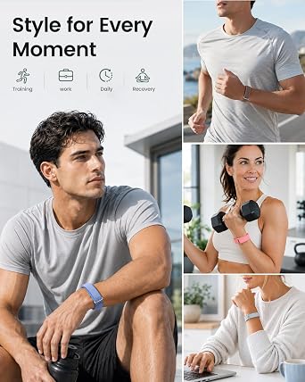 Google Fitbit Airバンド対応 ナイロンスポーツバンド 2本パック