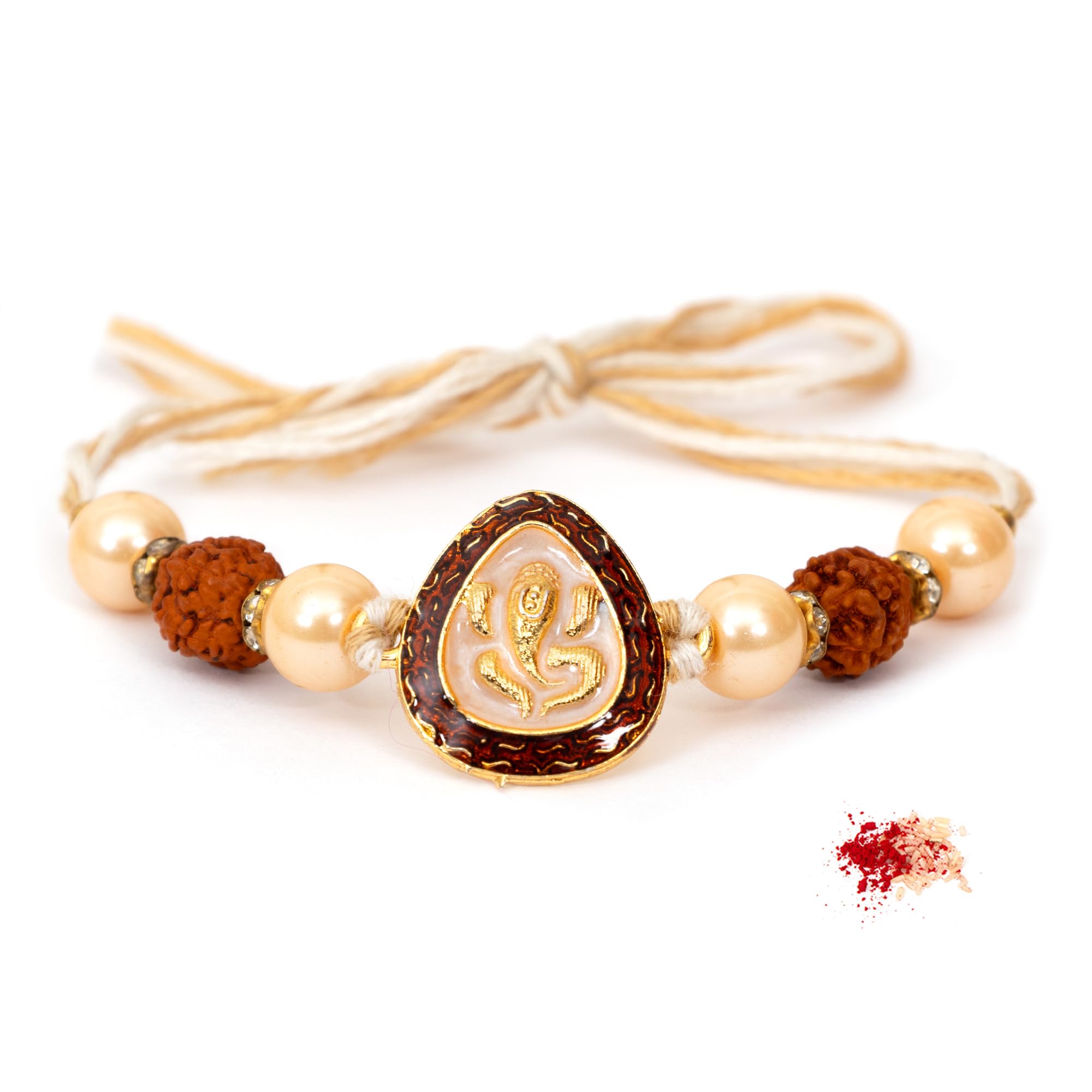 To The Nines Mens Elegant Golden Rakhi for Beloved Brother (B07DVQYKDB) Amazon Price History, Amazon Price Tracker