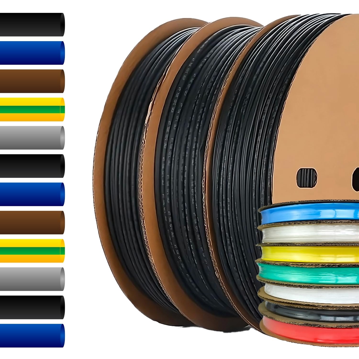 1 metro tubo termoretraibile da 230 mm PVC termoretraibile per realizzare confezioni batterie 18650 o 26650. Rotolo da 1 m Termoretrattile Poliolefina