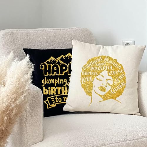 Miniatura 6 de WRAPXPERT Vinilo de transferencia de calor con purpurina dorada, vinilos HTV con purpurina de 10 x 5 pies, vinilo dorado con purpurina para planchar