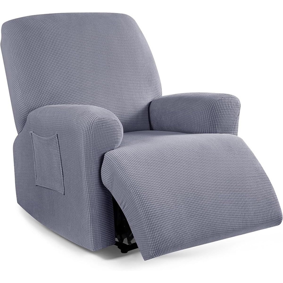 Funda de Sillón Relax Reclinable Elástica 1/2/3 Plaza , Jacquard Funda Reclinable 4/6/8 Piezas con Bolsillos Laterales, Antideslizante Extraíbles y Lavables Fundas Reclinable Protector ( Color : #5 ,