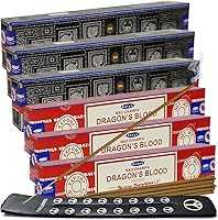 Vista 28 de Variedad de paquete de varillas de incienso de sangre de dragón oud árabe y soporte de House of Nag Champa y Trumiri