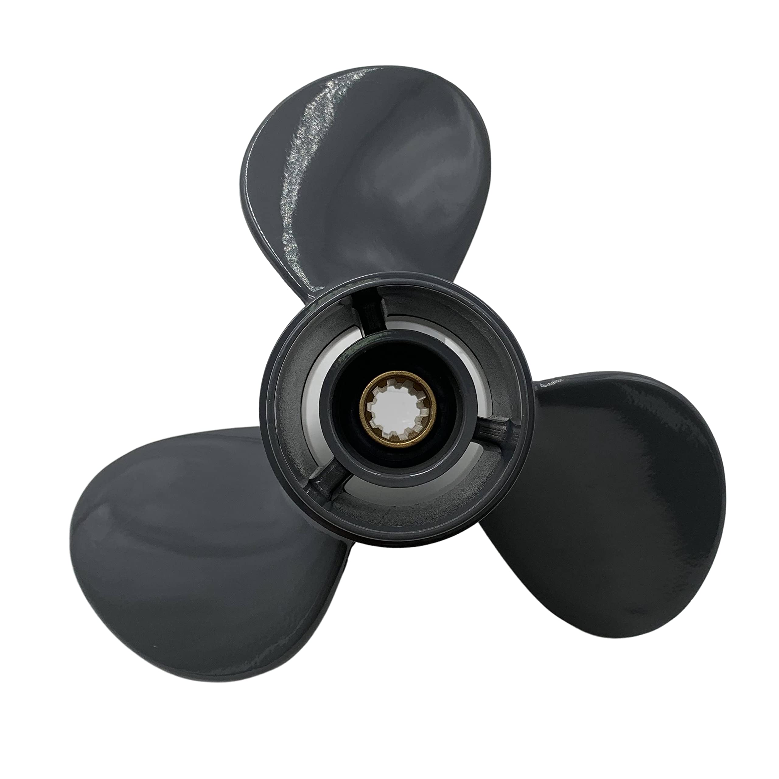 SLEIPNIR Bootspropeller 9 7/8x10 für Honda Außenborder 25-30PS Aluminium 10 Zähne OEM NO:58130-ZW2-F21ZA 9.9x10