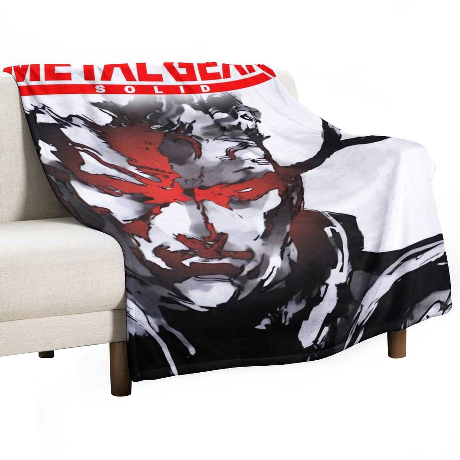 Amazon.com: QUTIPODE Metal Gear Solid Game Throw Blankets Flannel