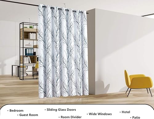 Vista 114 de Fmfunctex. - Cortinas con estampado de ramas. Rama Amarillo