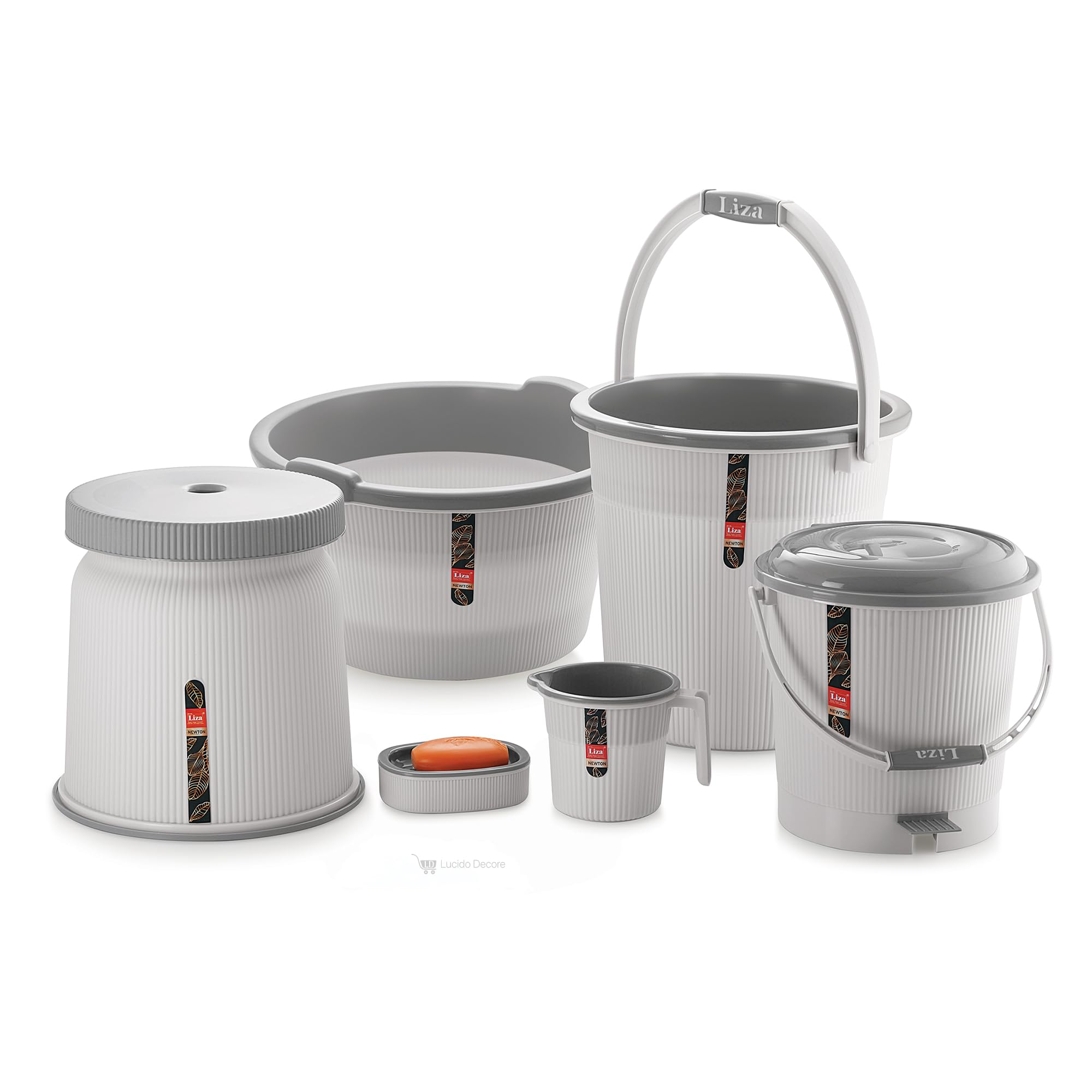 Modern Dark Grey Bathroom Set - 11 Piece Combo -20 Modern Dark Grey Bathroom Set - 11 Piece Combo -20