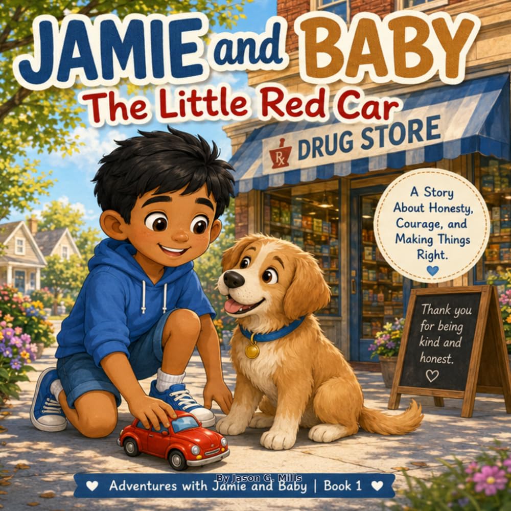 Jamie and Baby: The Little Red Car (Adventures with Jamie and Baby)