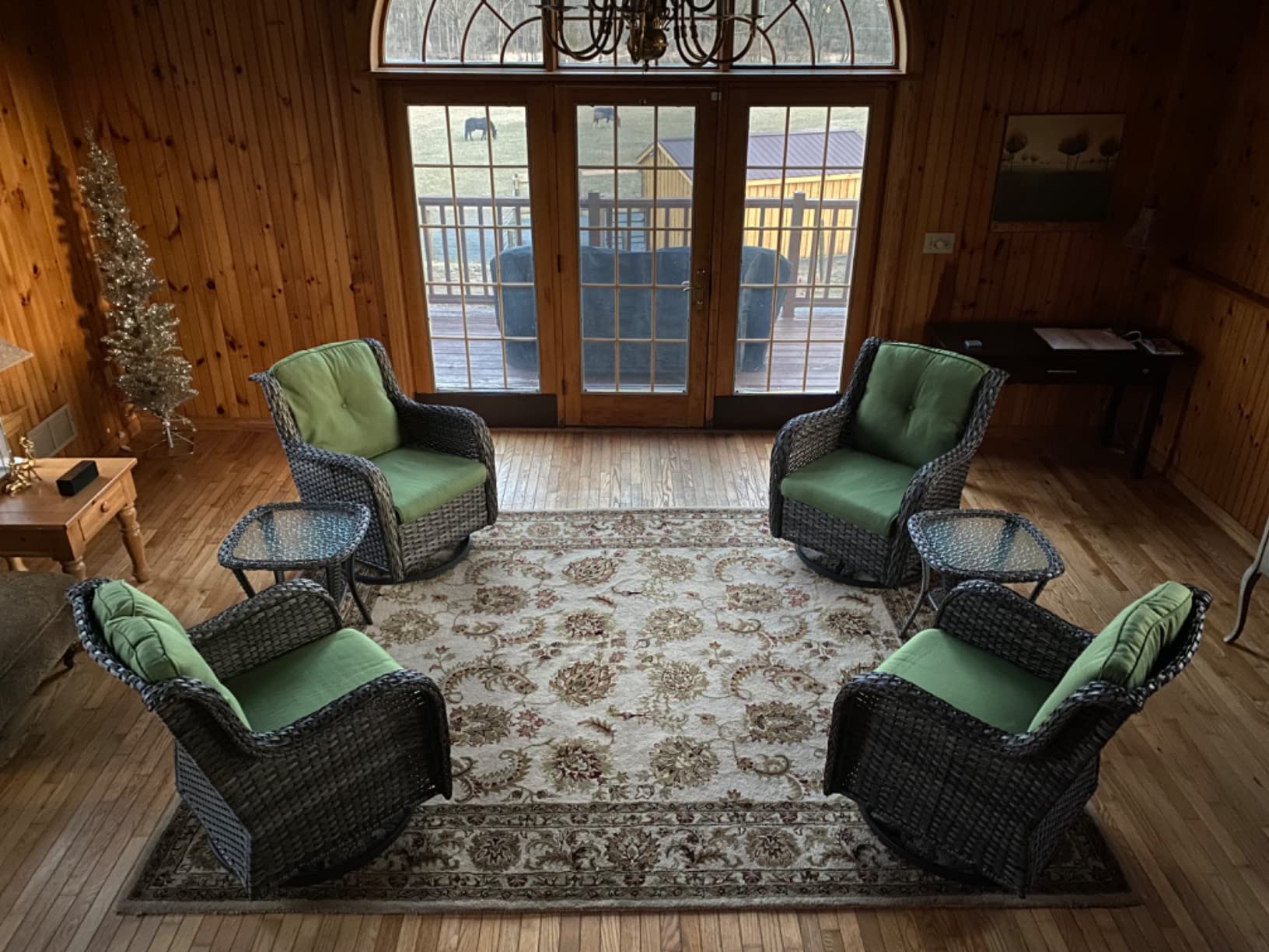 $89/mo - Finance Joyside Wicker Patio Furniture Sets 8 Piece Set with 3 ...