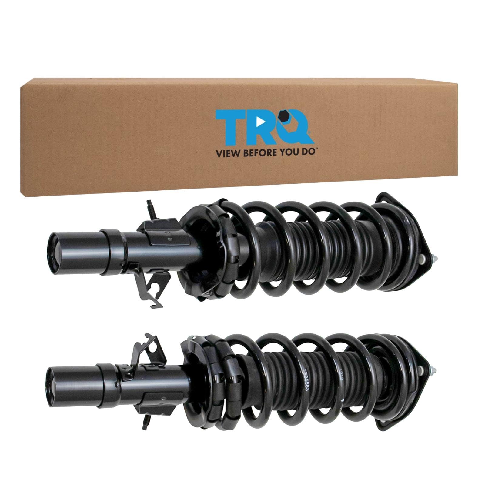 TRQ Front Loaded Complete Strut Shock Spring Assembly Pair Set 2pc for G35X
