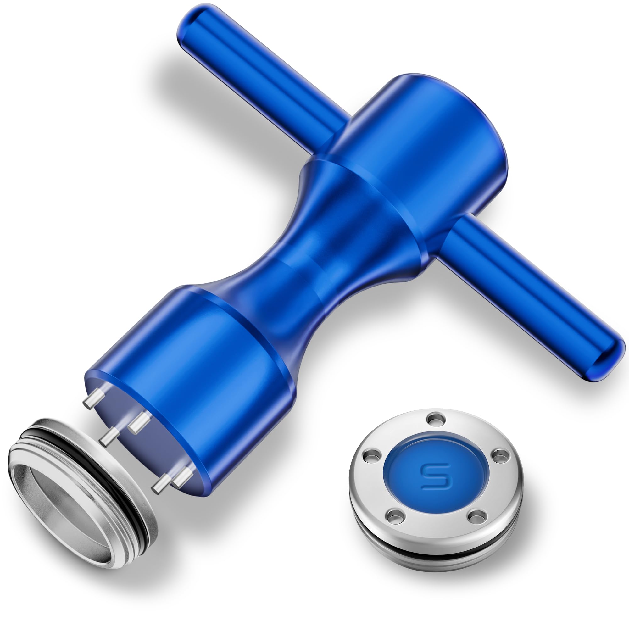 Gofotu Golf Weight 2pcs 5g/10g/15g/20g/25g/30g/35g/40g Golf Weights Wrench Kit Compatible with Titleist Scotty Cameron Putter Newport (5g)