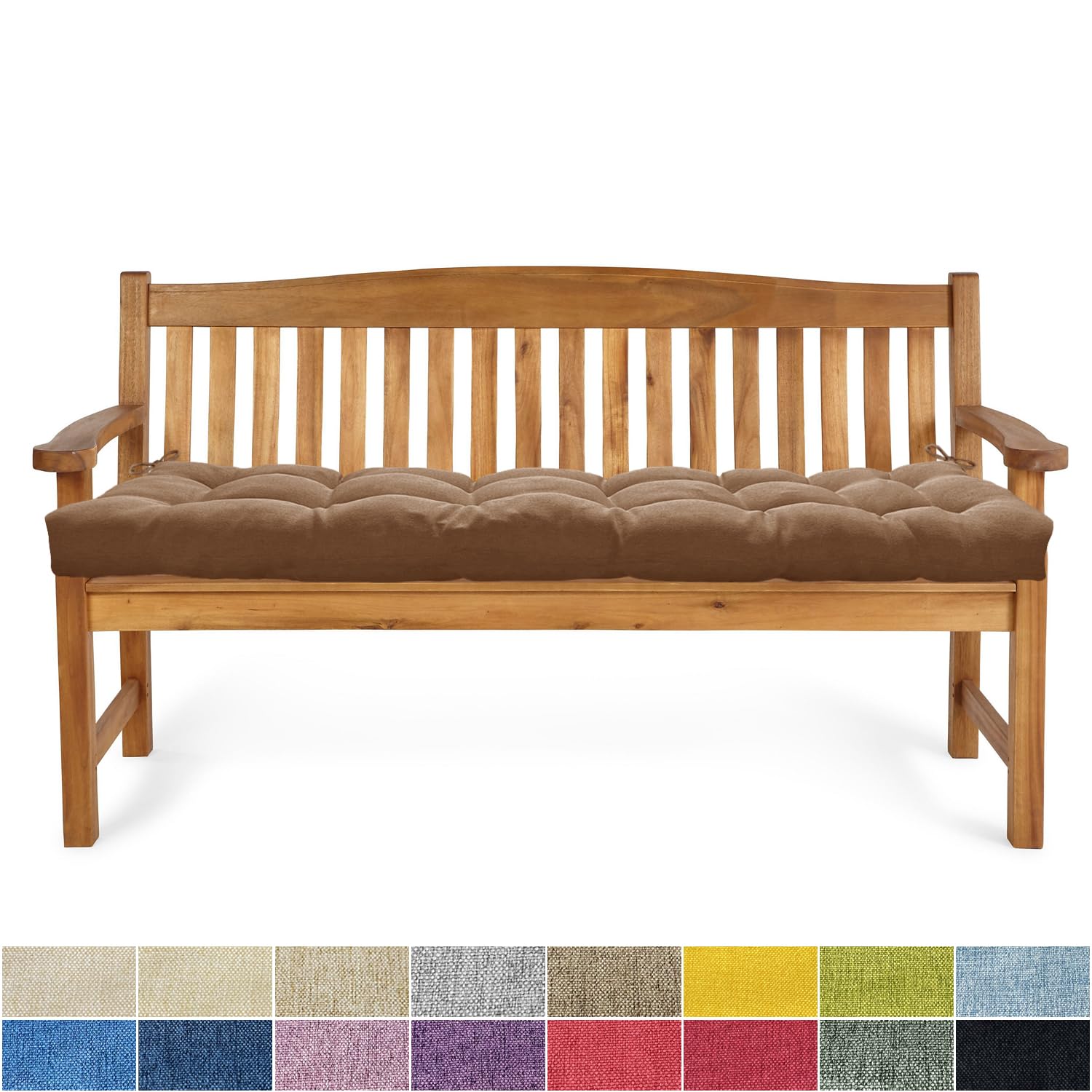 PHUSTJKL Indoor Tufted Swing Seat Cushions with Non-Slip and Ties Bench Cushion Breathable Bay Window Seat Cushions for Furniture, Entryway Storage,