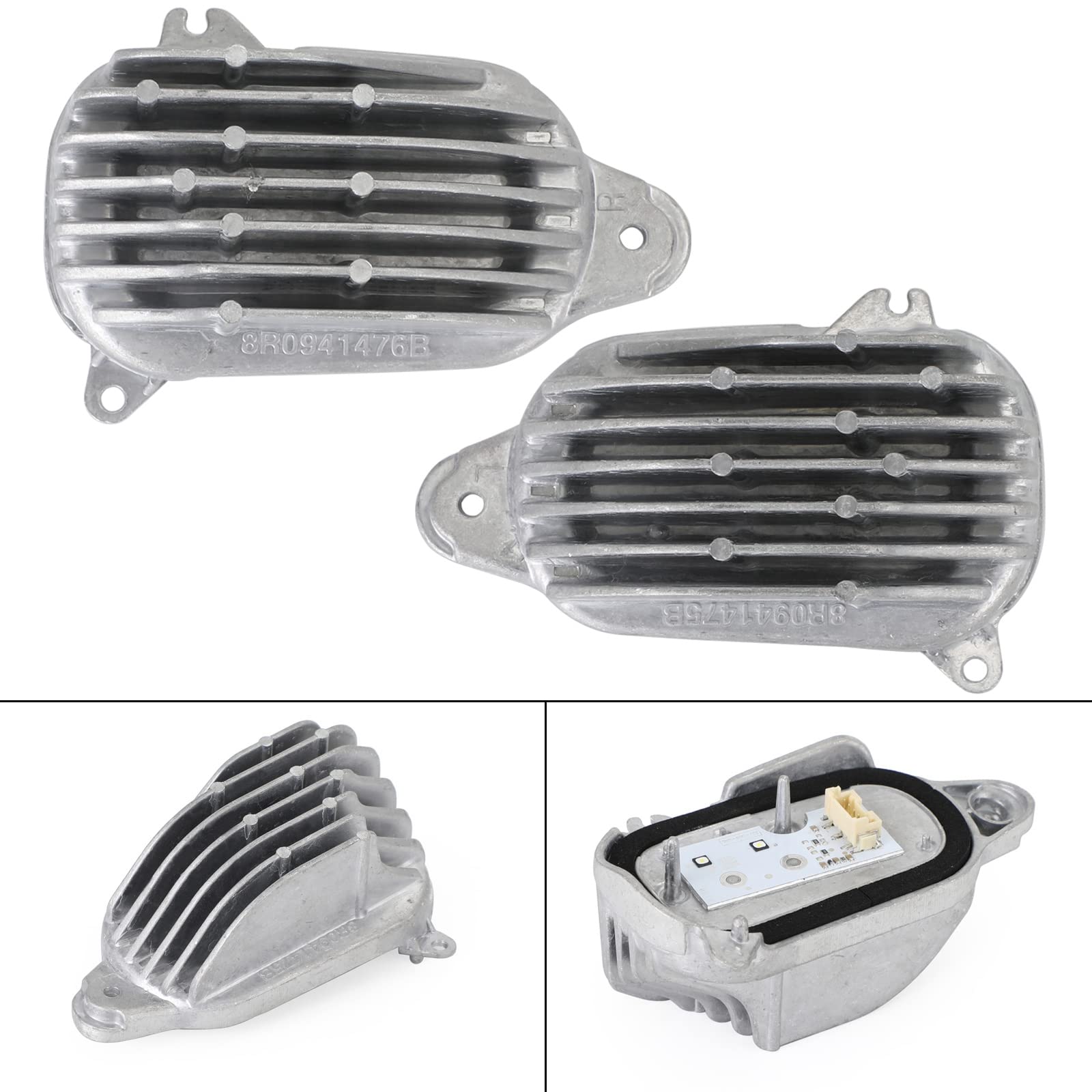 Left+Right DRL Control Module 8R0941475B/76B Fit for Audi Q5 SQ5 2013-2017