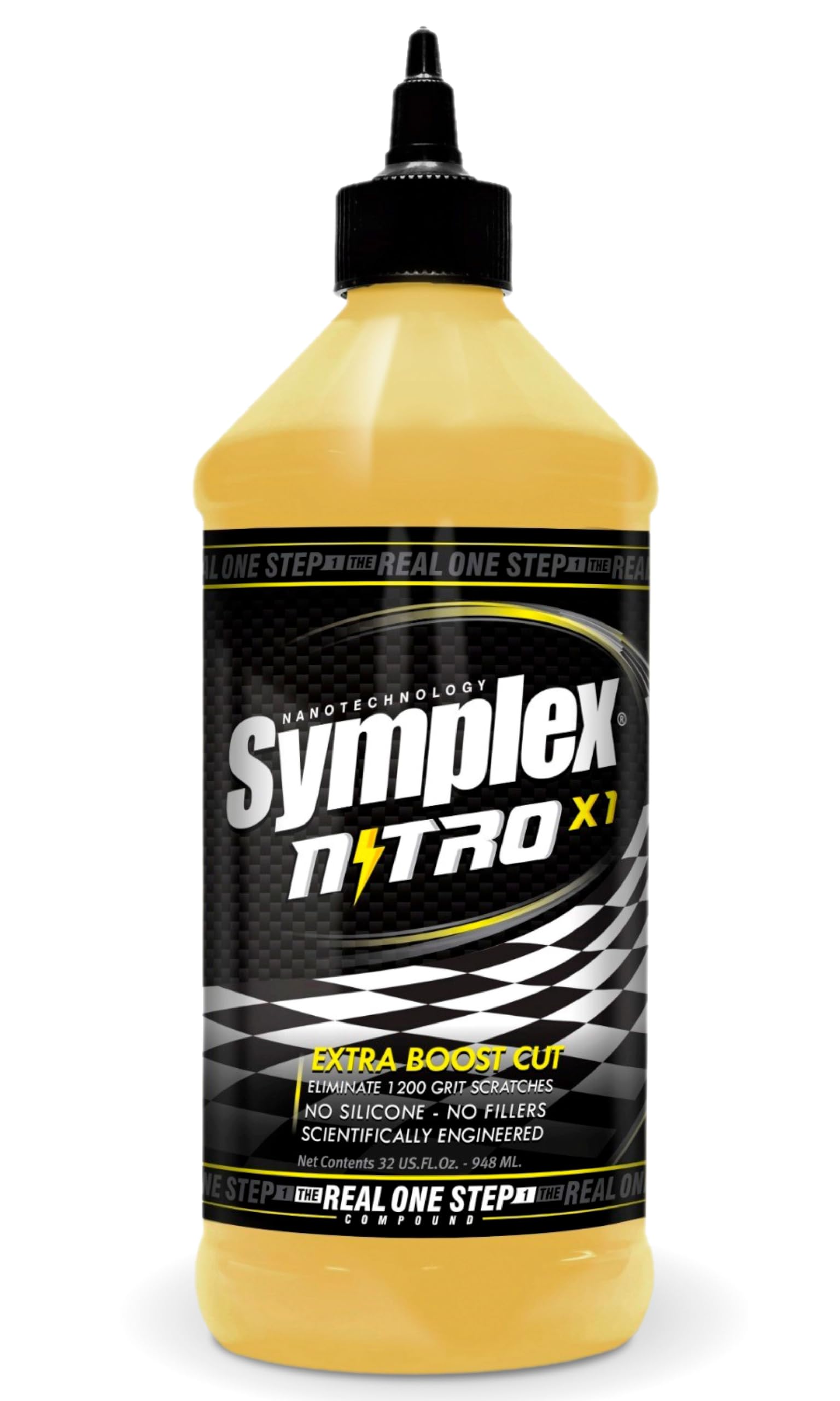 Lucido Per Auto High Cut, 950ml [Nitro X1] Composto 3 in 1 "One Step". Riparazione Graffi, Senza Silicone. Rimuove I Graffi. Non Macchia. [Taglio, Livellamento E Sigillatura Con Elevata Brillantezza]