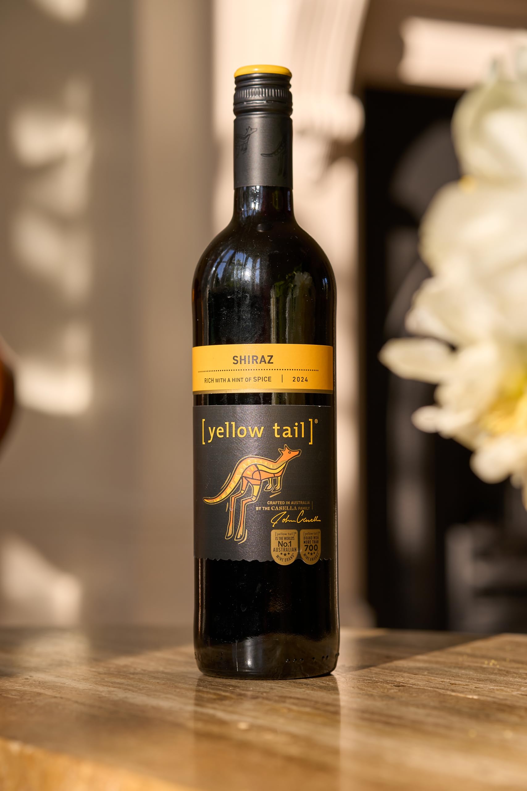 yellow tail Shiraz – Halbtrockener, aromatischer Rotwein aus Australien (6 x 0.75l), 542900-2015, 6 x 0.75 l