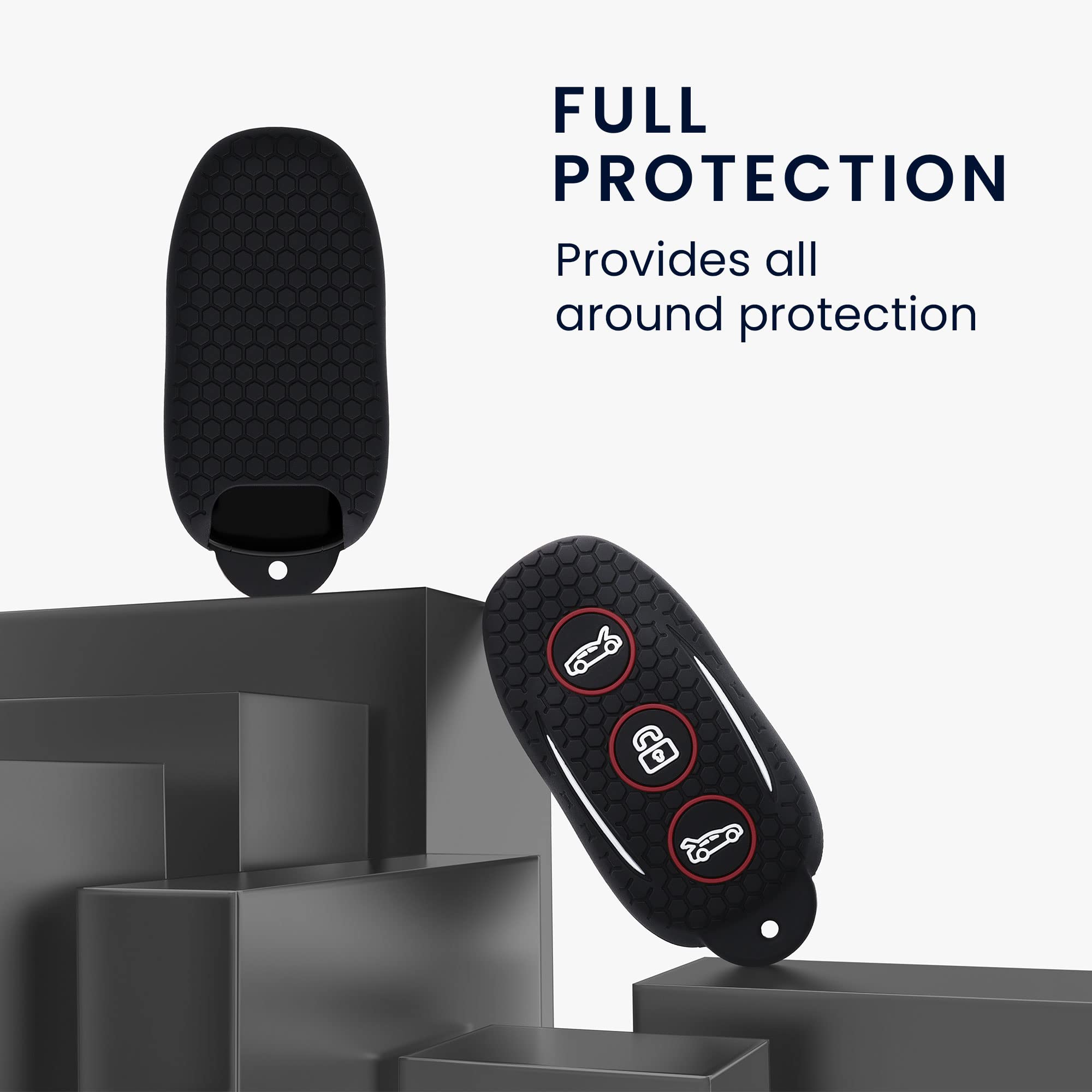 kwmobile Custodia Compatibile con BMW con 3 tasti controllo remoto