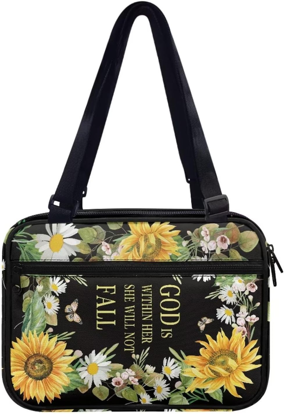 Bible Cover Case for Women Church Bag Large Capacity Bible Protective Journaling Storage Carrier Case for Pray