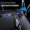 HEXGAMING PHANTOM Pro Controller مع 4 أزرار قابلة للإزالة، و6 ملفات تعريف لإعادة التعيين، و8 عصي تناظرية قابلة للتبديل، ومشغلات قابلة للتعديل متوافقة مع ps5، والكمبيوتر الشخصي، والجوال - Hall Effect Orochi