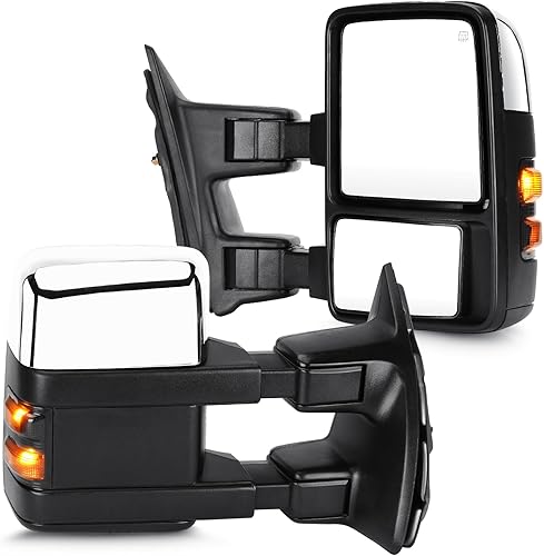 Youxmoto Espejos de remolque 2008-2016 para Ford para F250 F350 F450 F550 Super Duty Pickup Truck Remolque Espejos 2008 2009 2010 2011 2012 2013