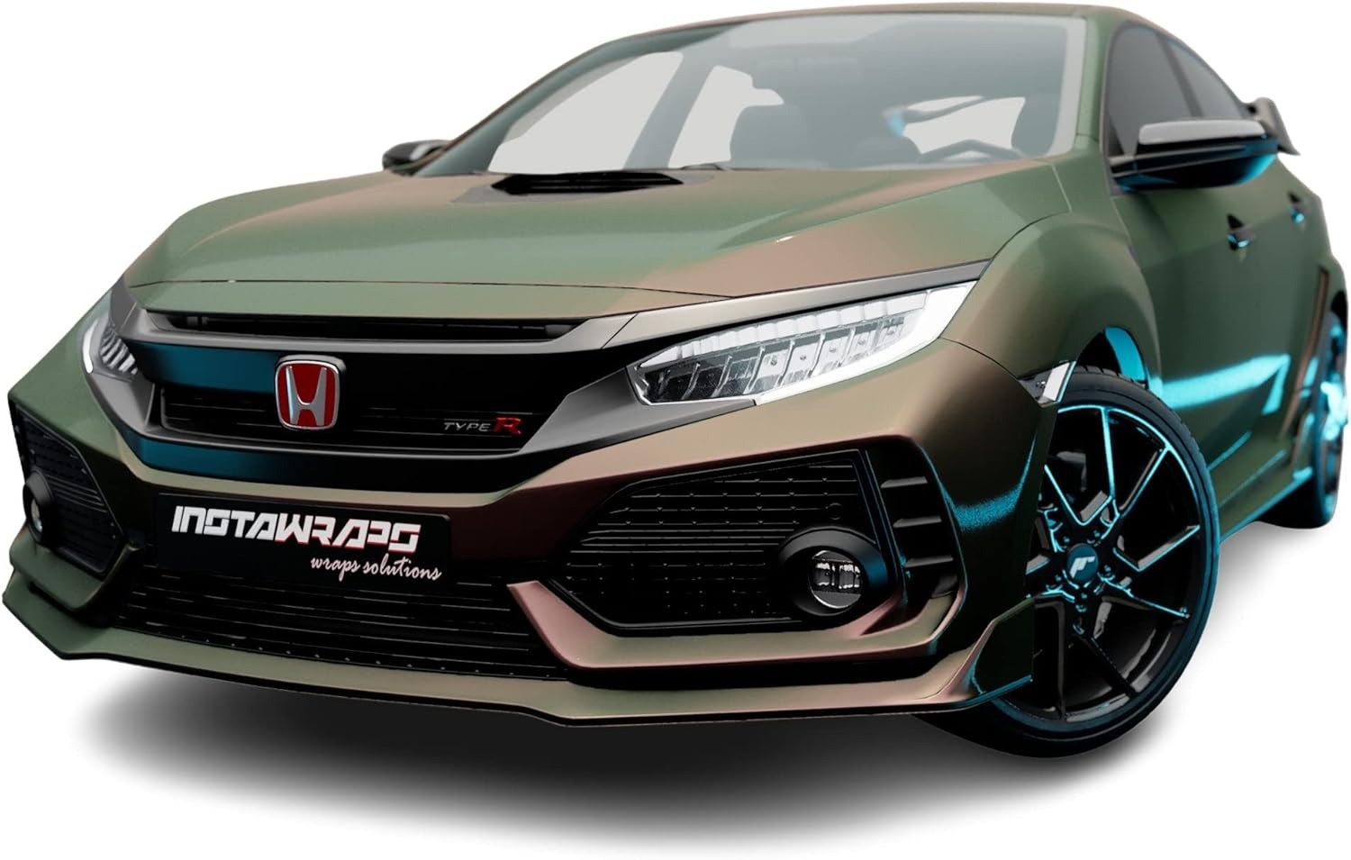 Avery-Dennison Car Wrap Roll SW900 Colorflow Satin Urban Jungle | 786-S | (5ft x 5ft (25 Sq/ft)) | Automotive Vinyl Wrap for Cars - Car Interior Wrap & Exterior | w/Free Instawraps Pro Glove