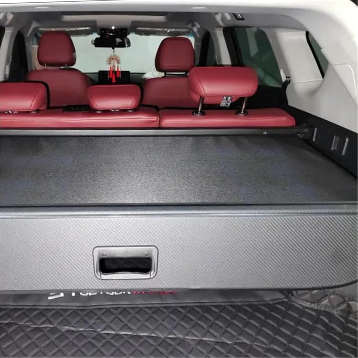 for Jetour X70 Plus 2025-2026 Auto Trunk Curtain Organizer Cover Cargo Rear Rack Luggage Storage Privacy Shade(Canvas)